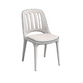 Modern Lightweight Plastic Chair with Sleek Design and Comfortable Cushion